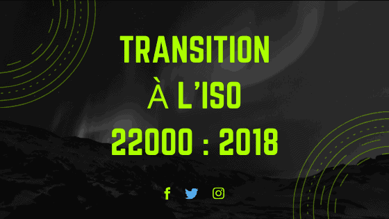 Transition à l'ISO 22000 2018