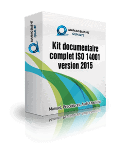 ISO 14001 2015 package documentaire