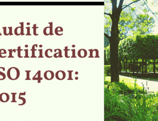 Audit de certification ISO 14001 2015