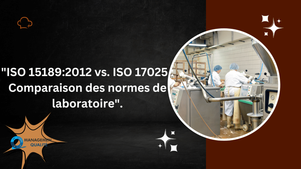 ISO 15189:2012 vs. ISO 17025 : Comparaison des Normes de Laboratoire 1 ISO 151892012 vs. ISO 17025 Comparaison des normes de laboratoire