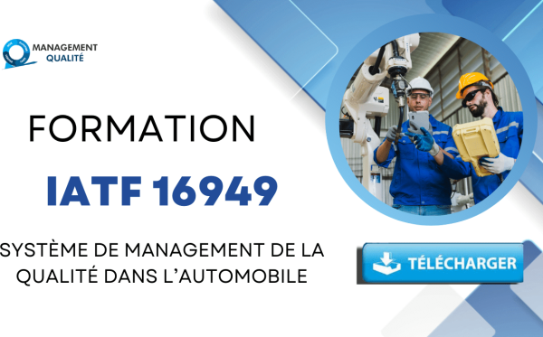 Formation IATF 16949 2016 : Système de Management de la Qualité dans l’Automobile