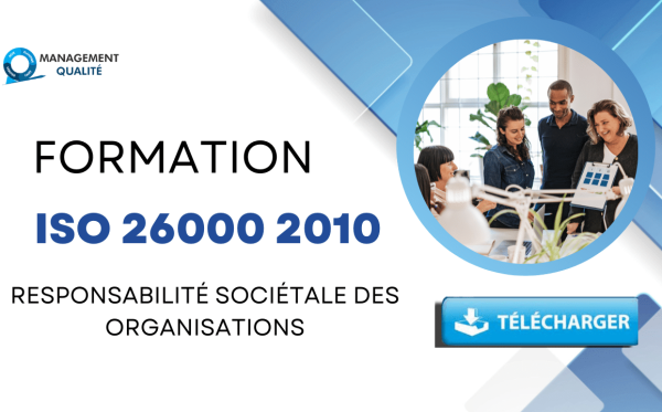 Formation ISO 26000 2010 : Responsabilité Sociétale des Organisations
