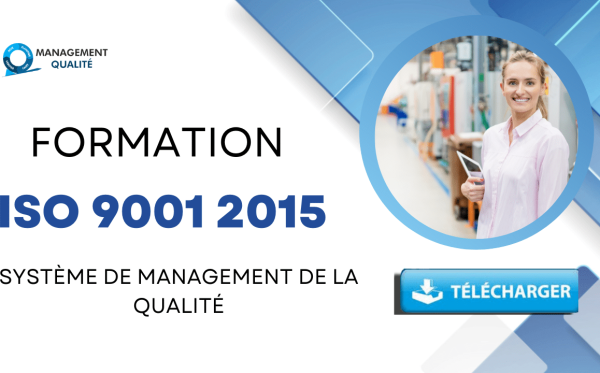 Formation ISO 9001 2015 : Système de Management de la Qualité