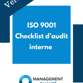 Checklist d'audit interne ISO 9001